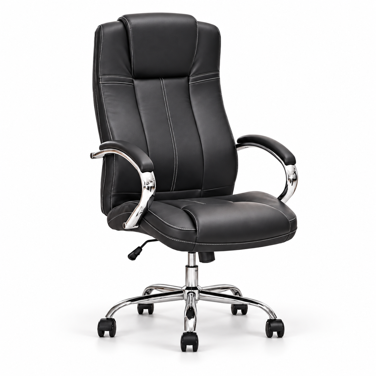 Crestline High-Back Leatherette Executive Chair