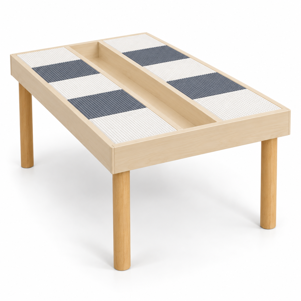 Blockstream Round-Leg Building Table — Nurseries & Kindergartens furniture by EduJaz