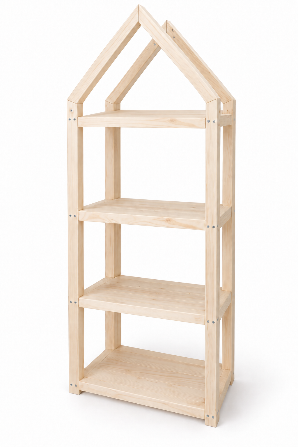 Peaklane Four-Level Timber Display Shelf