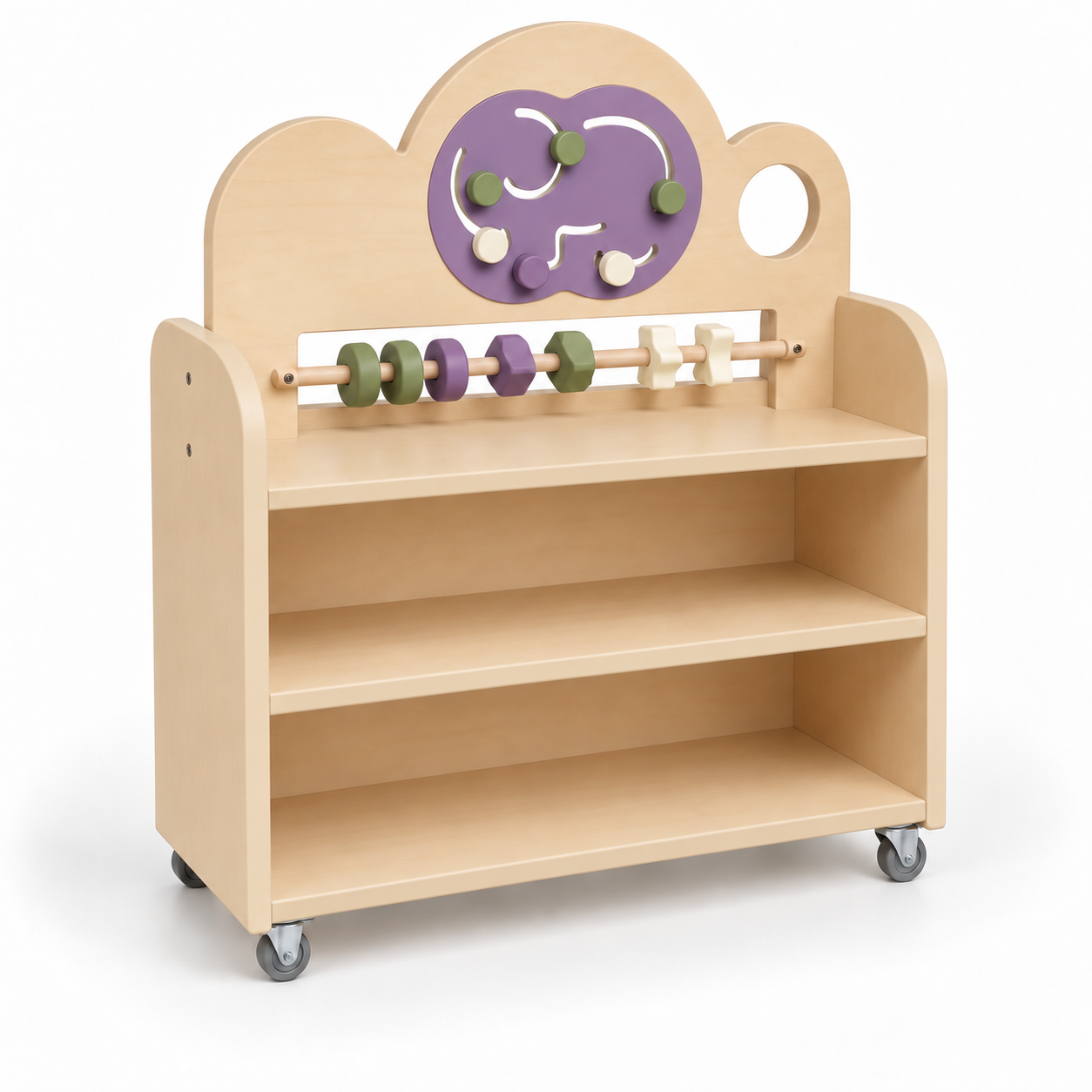 Playtrail Three-Shelf Activity Storage Trolley — Nurseries & Kindergartens furniture by EduJaz