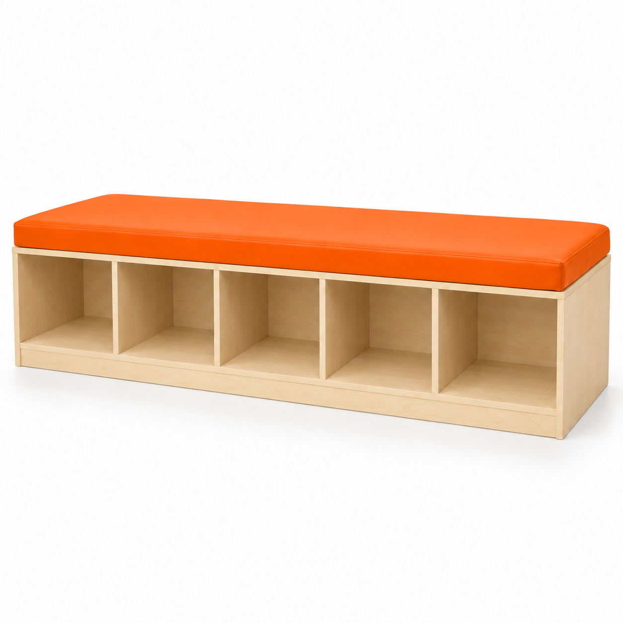 Storyspan Five-Cubby Storage Bench