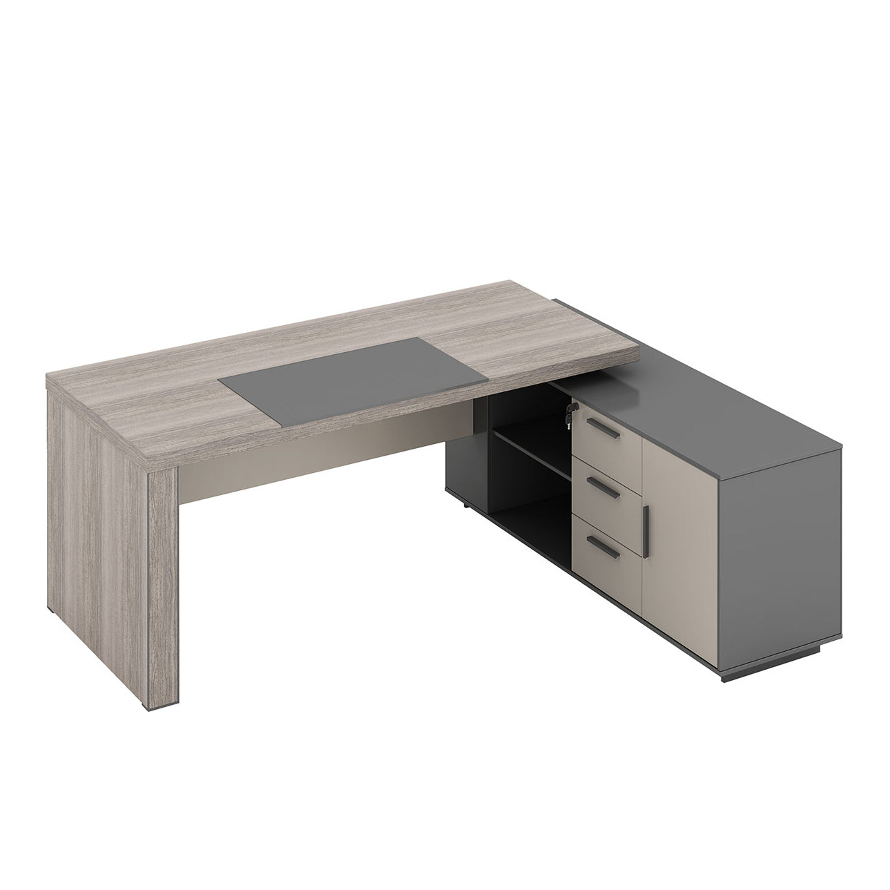 Drawerhaven L-Shaped Executive Desk