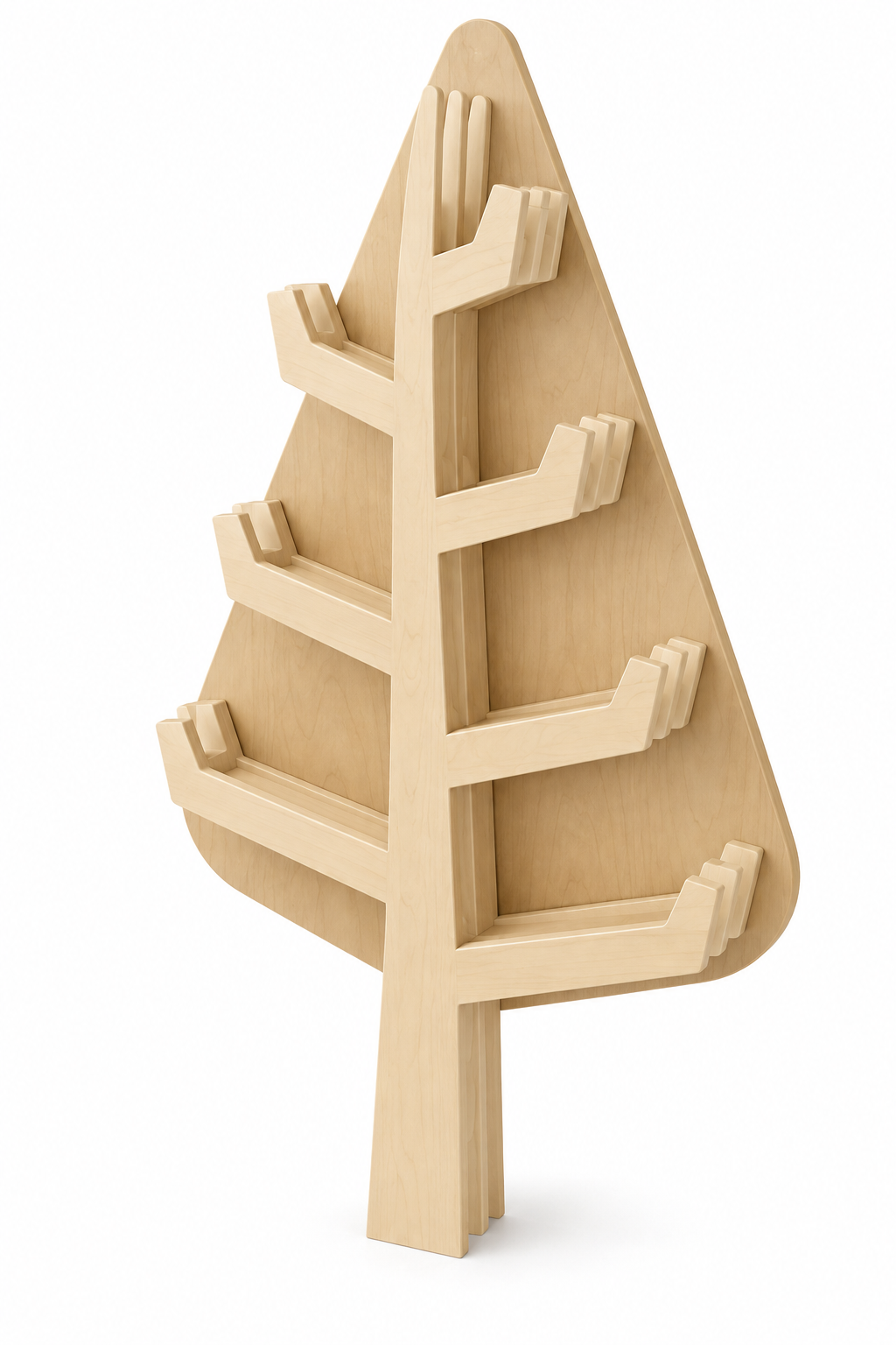 Branchpeak Seven-Shelf Tree Book Display — Nurseries & Kindergartens furniture by EduJaz
