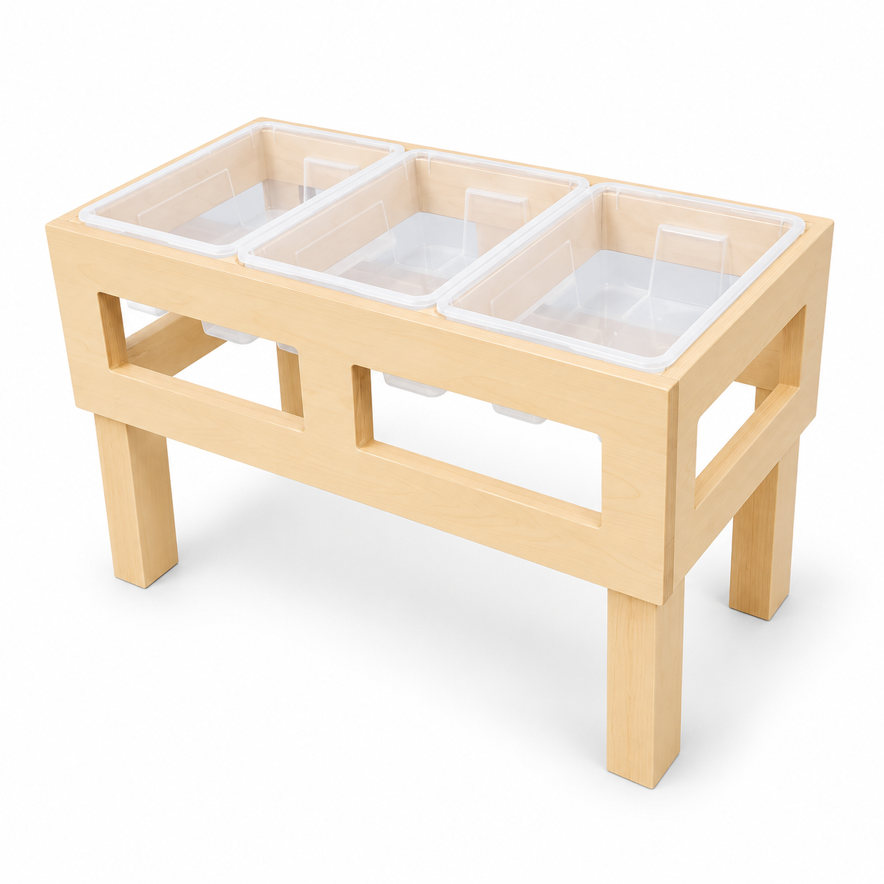 Cleartray Three-Tub Sensory Activity Table — Nurseries & Kindergartens furniture by EduJaz