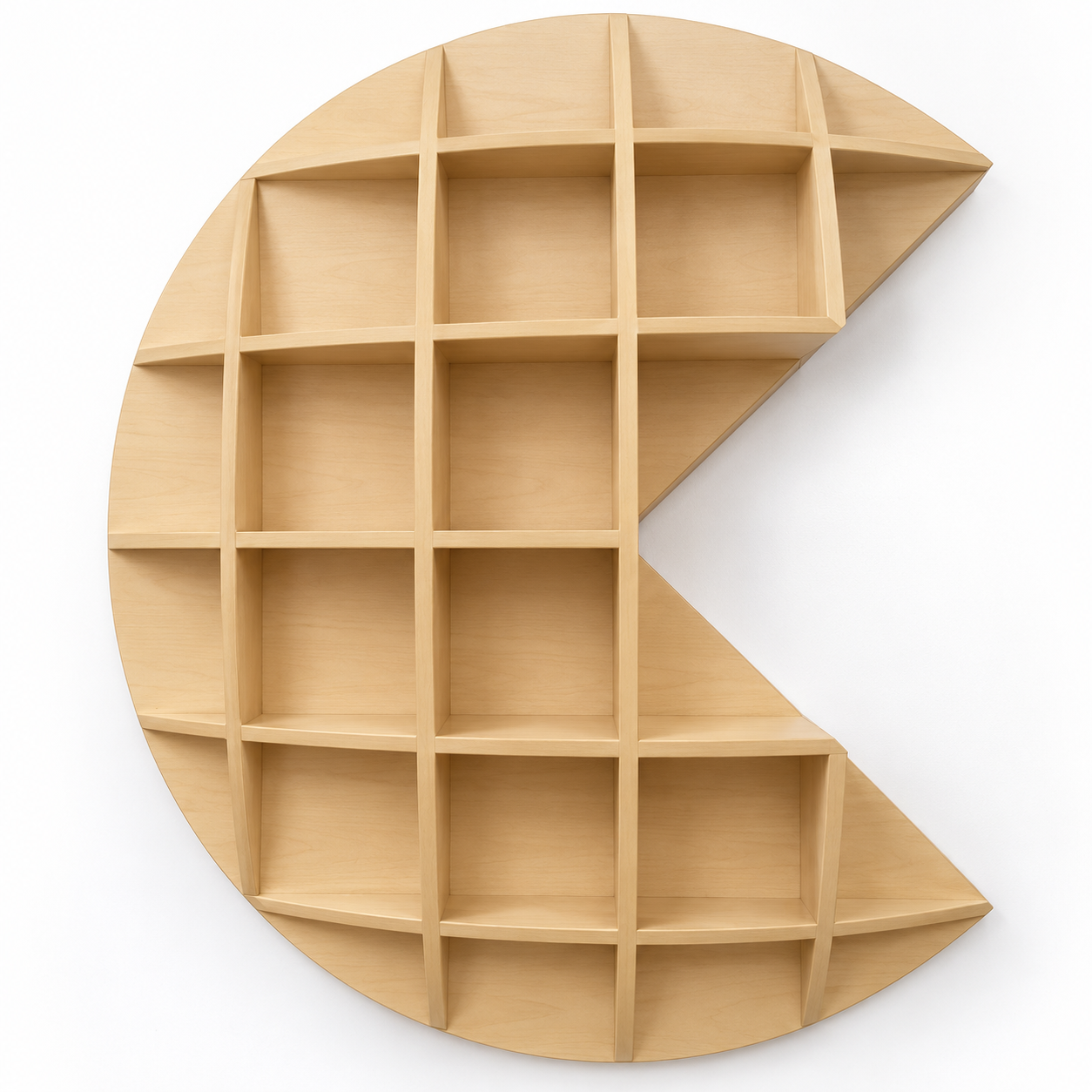 Arcbyte C-Shaped Wall Display Shelf