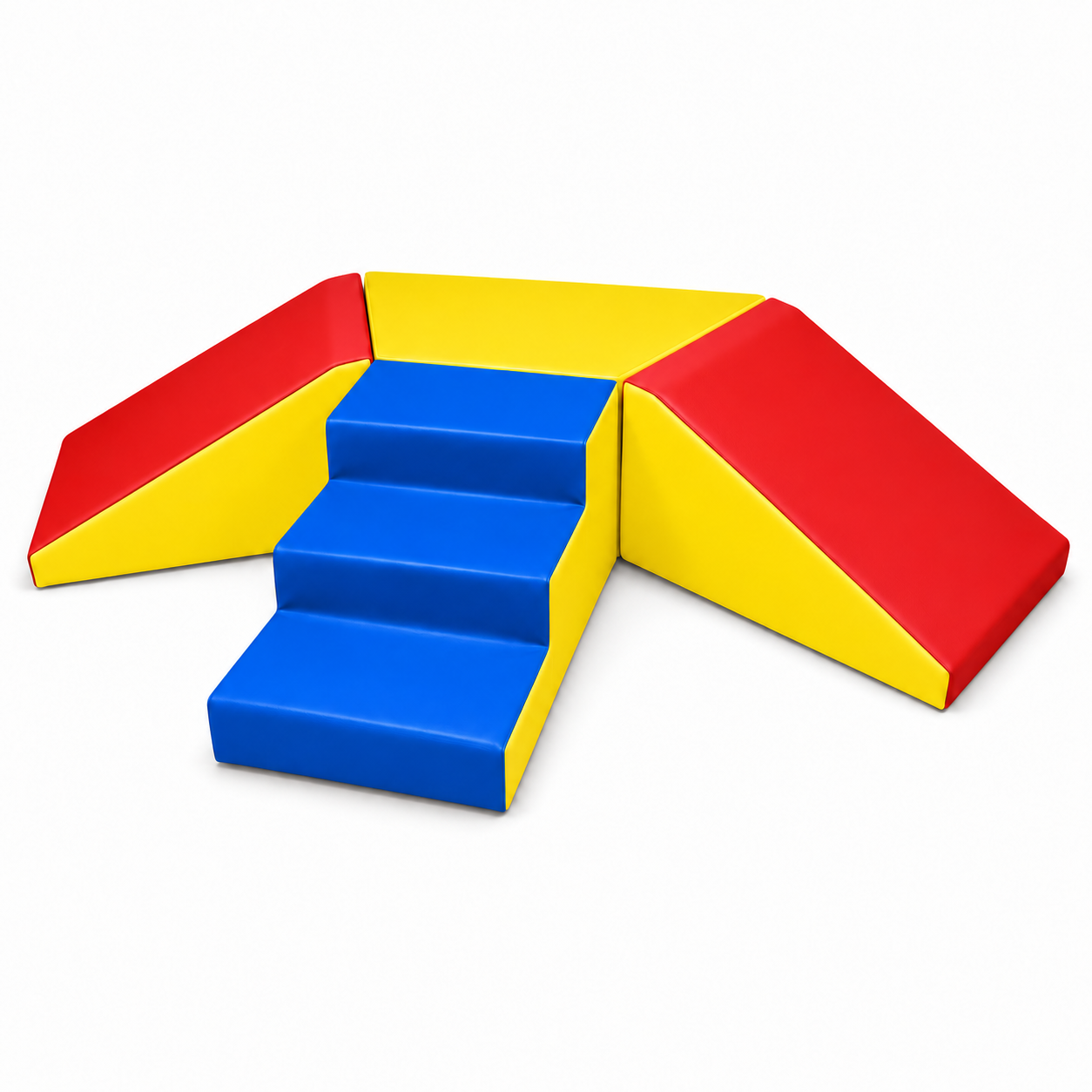 Twinrise Soft Platform, Two Ramps and Stair Set — Nurseries & Kindergartens furniture by EduJaz
