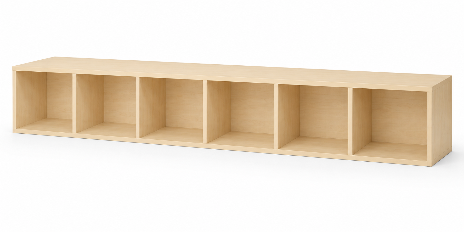 Lowspan Six-Cubby Open Storage Shelf — Nurseries & Kindergartens furniture by EduJaz