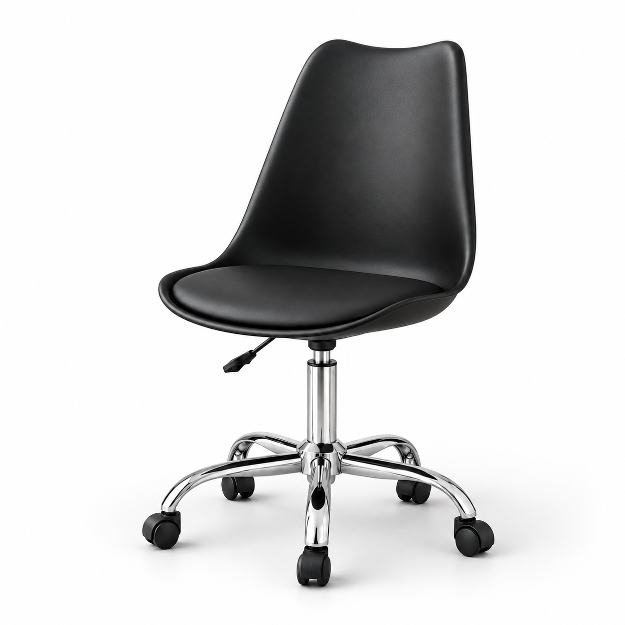Shellora Armless Swivel Desk Chair
