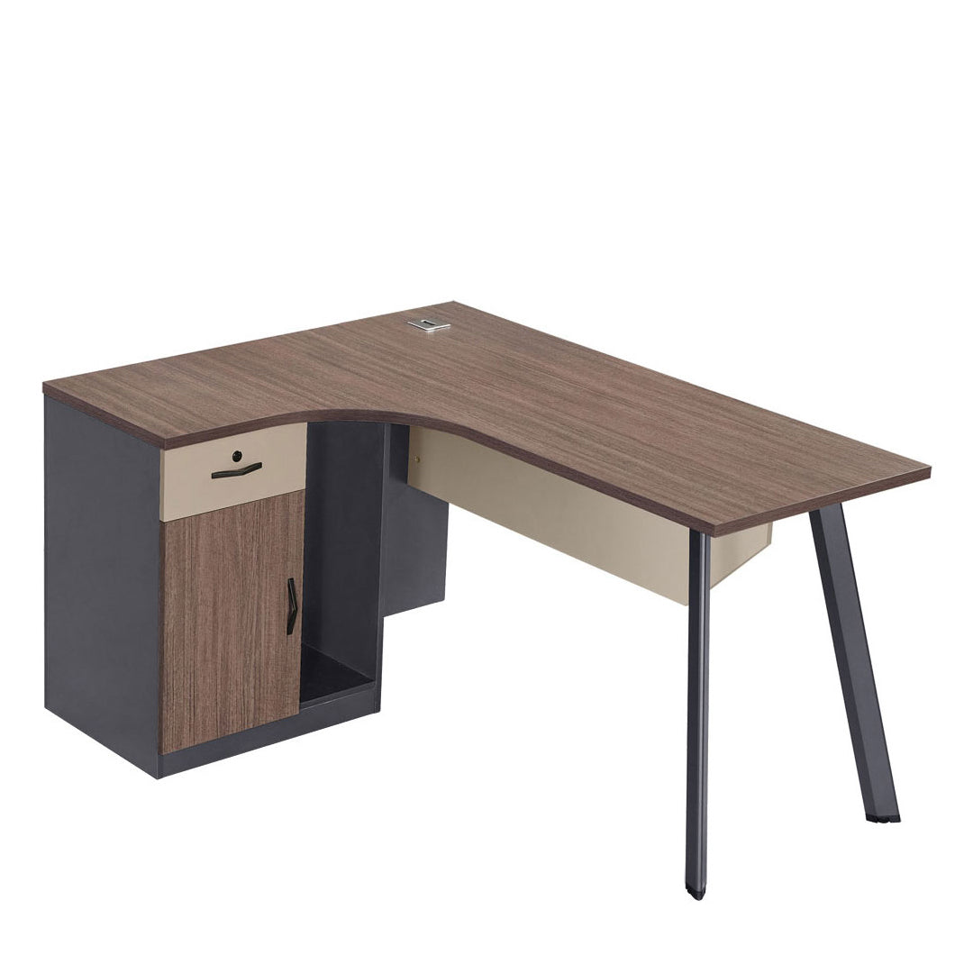 Cornerbay L-Shaped Storage Desk