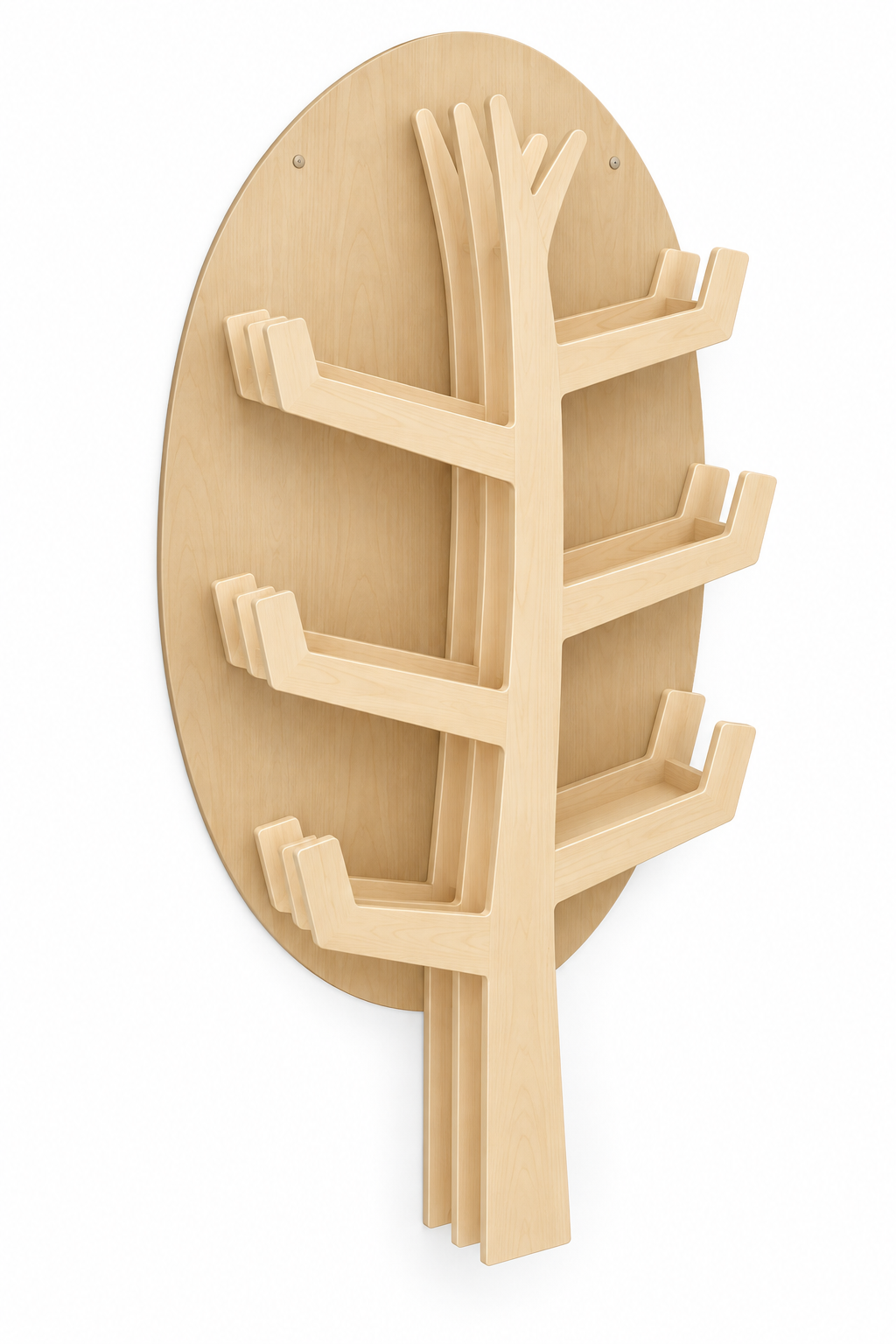 Branchoval Six-Shelf Tree Book Display — Nurseries & Kindergartens furniture by EduJaz