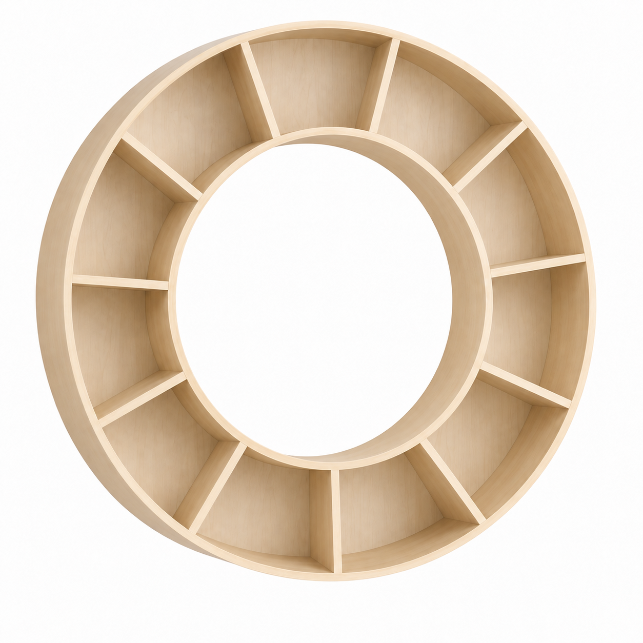 Ringvista Eleven-Compartment Circular Wall Shelf — Nurseries & Kindergartens furniture by EduJaz