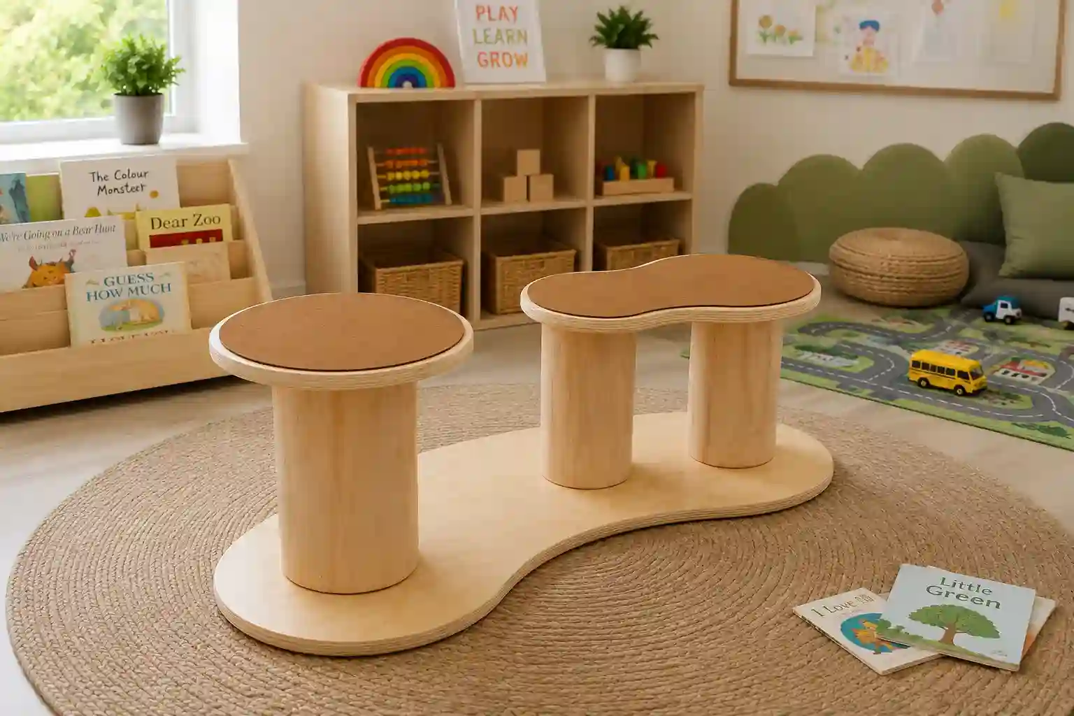 Early Years Balance & Sensory Stool Set