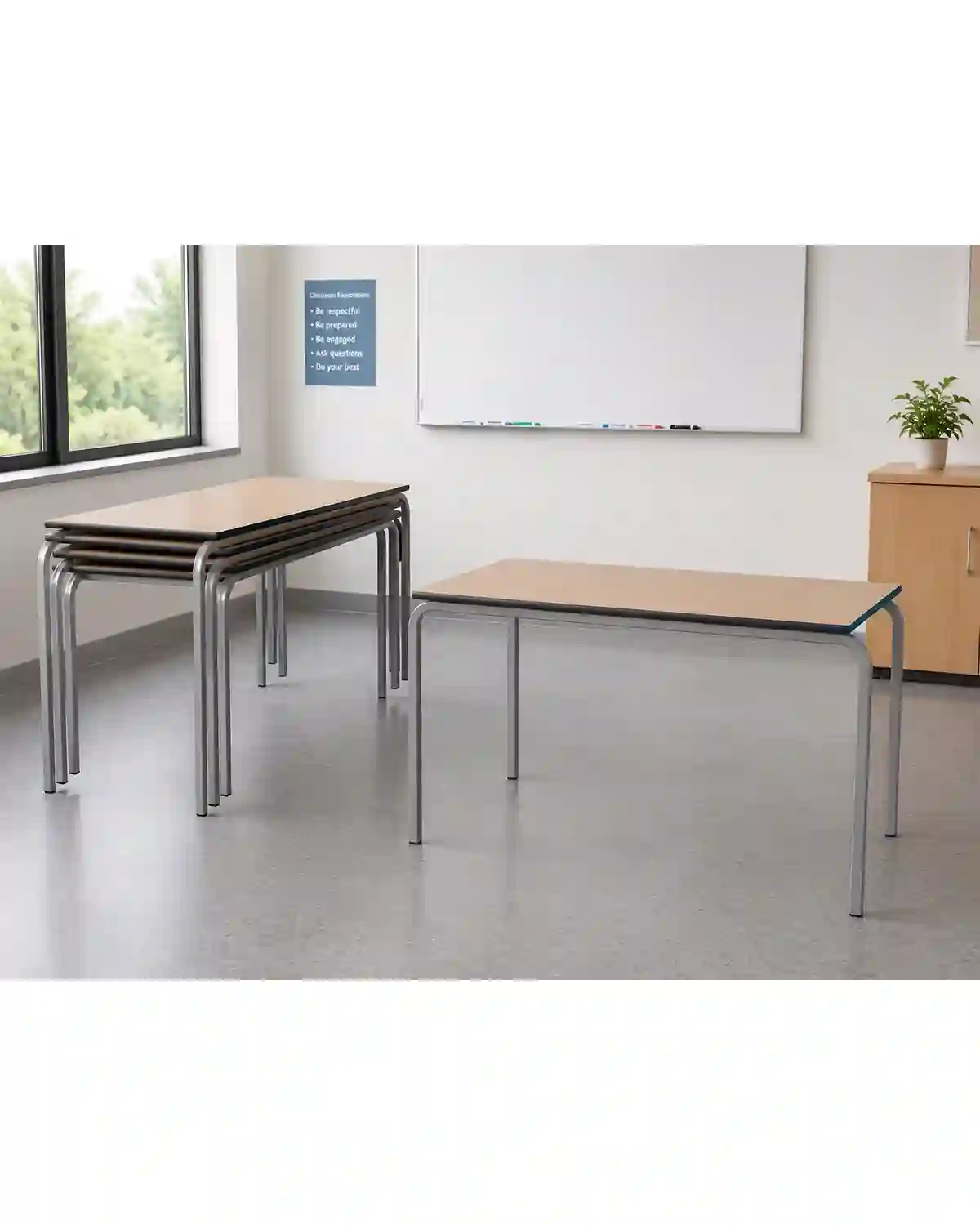 StackEase Classroom Table — school furniture manufactured by EduJaz