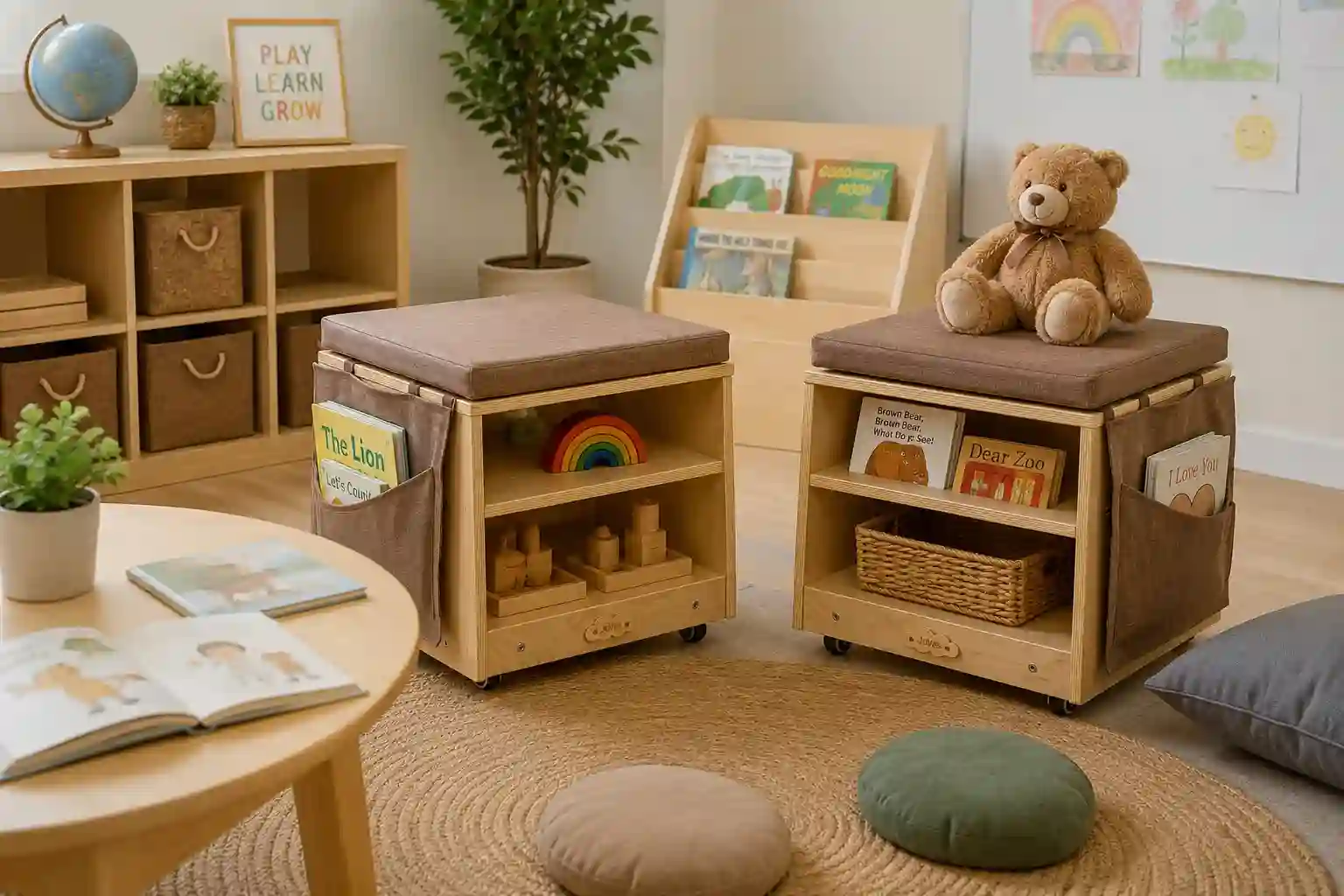 Mobile Early Years Reading Seat with Storage
