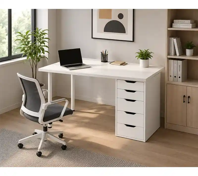Office Table with 5 Drawers