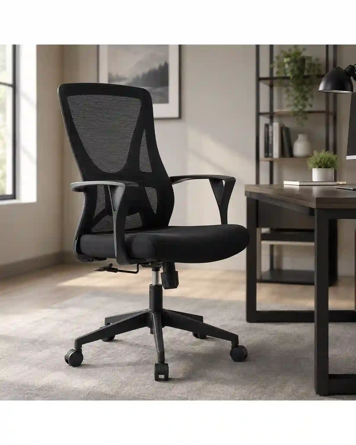 High-Back Mesh Office Chair