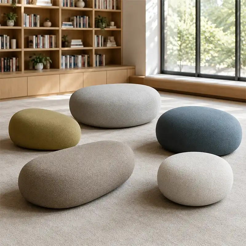 Stone Pouf Collection