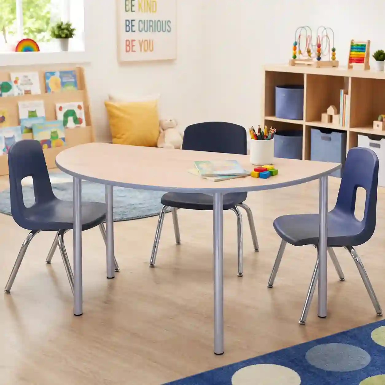 Crescent Activity Table — school furniture manufactured by EduJaz