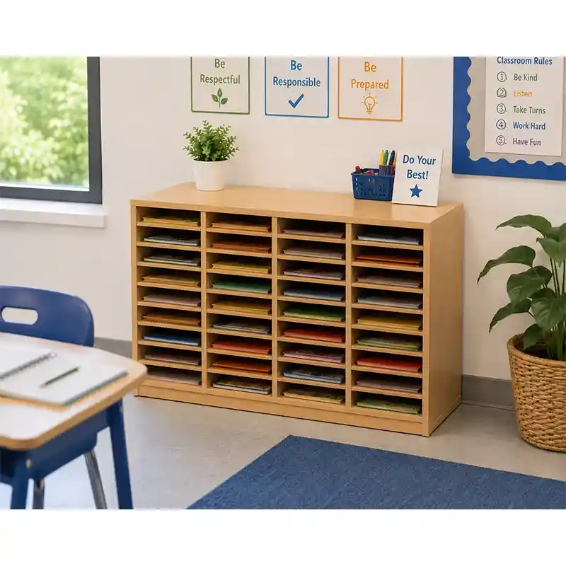 24 Compartment Homework Storage