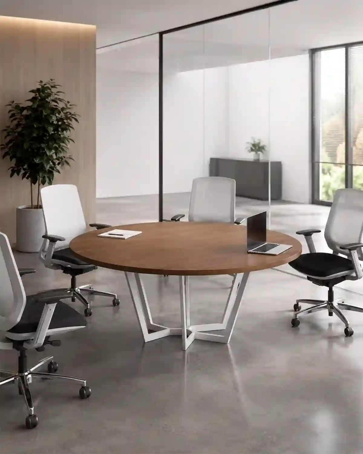 Converge Round Meeting Table — school furniture manufactured by EduJaz