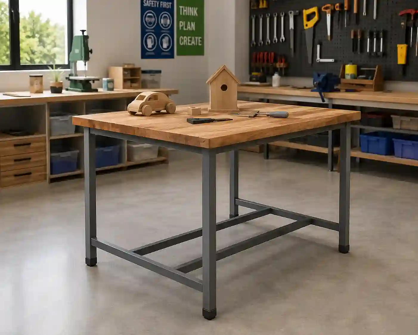 Heavy-Duty Workshop Activity Table