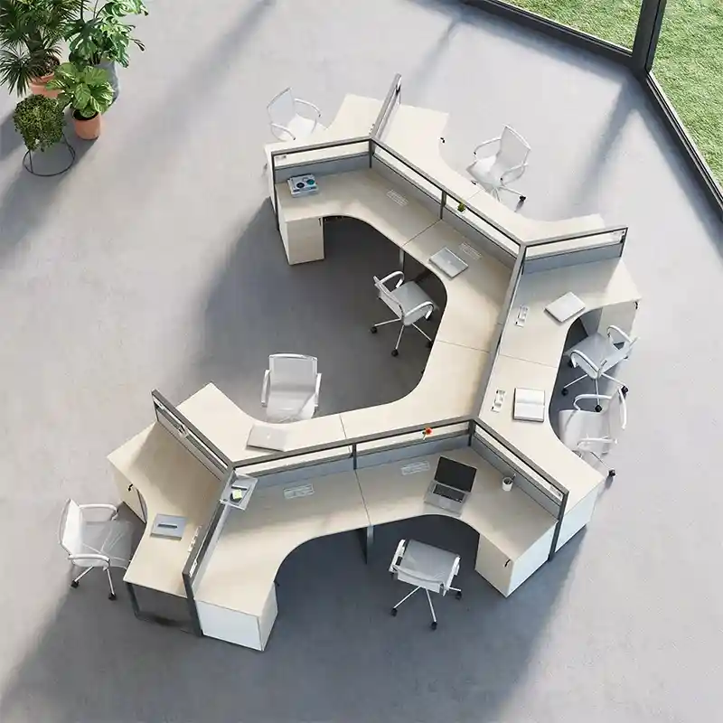 Modular Two-Seater Workstation