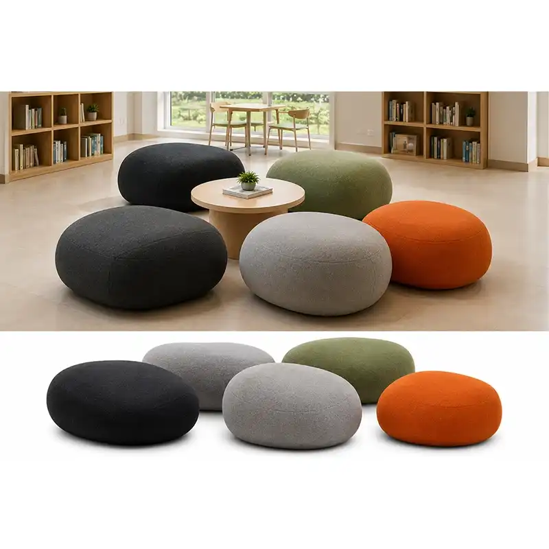 Pebble pouf
