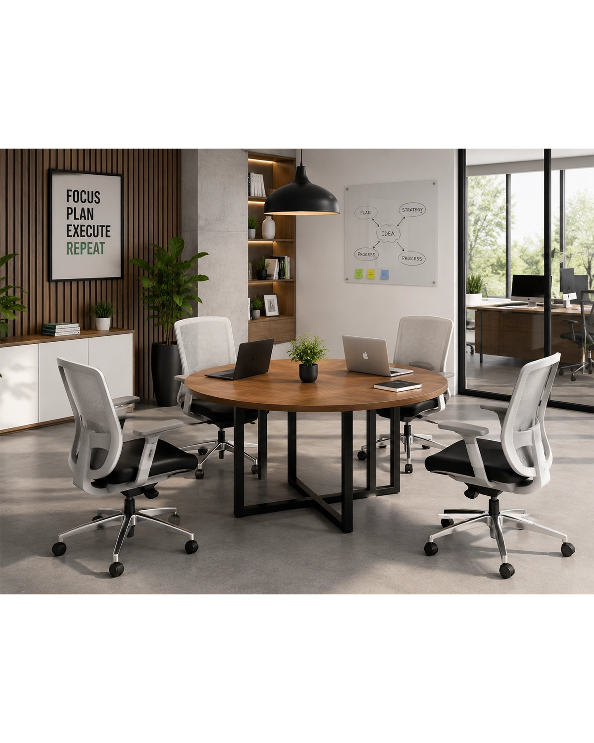 Forum Round Meeting Table — school furniture manufactured by EduJaz
