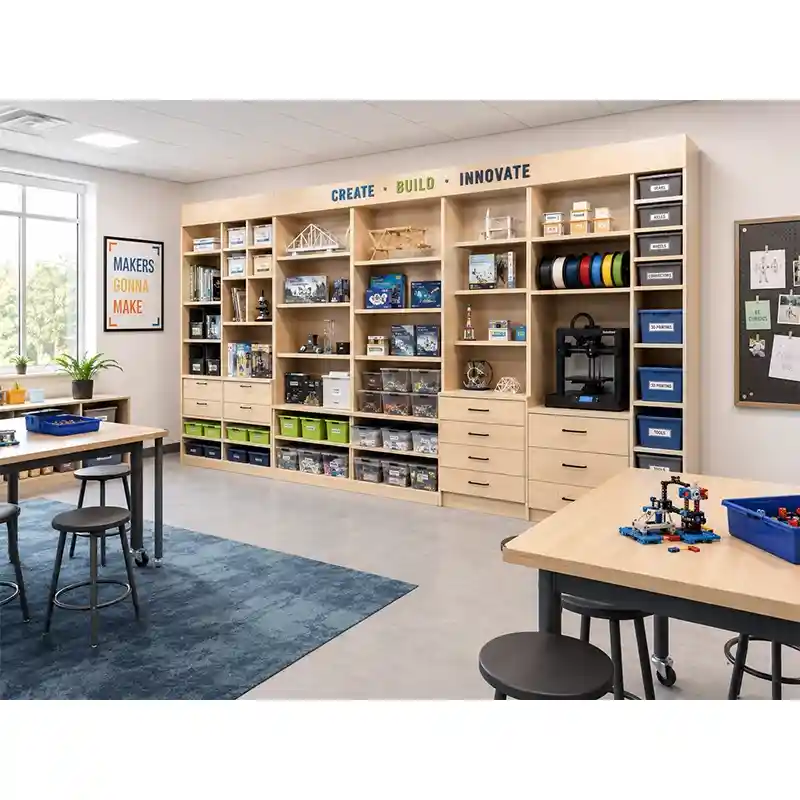 Makerspace Storage Wall