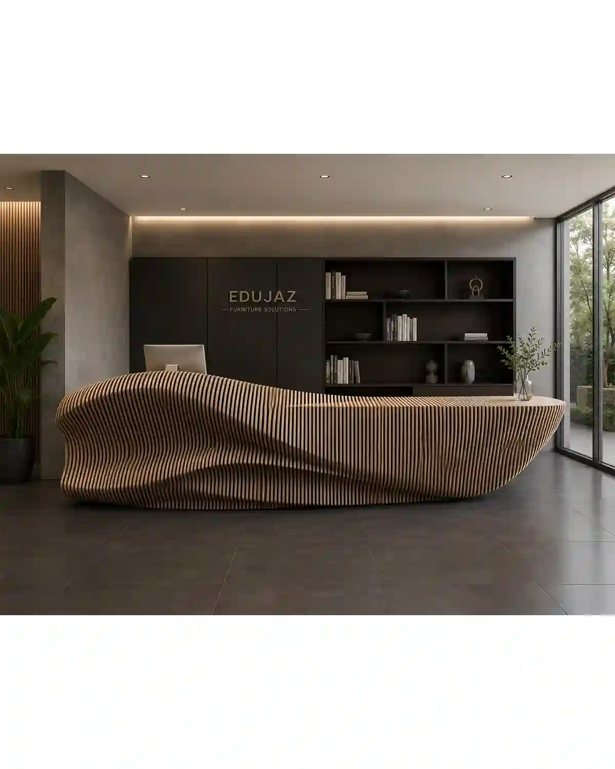 Sculptura Reception Desk — school furniture manufactured by EduJaz