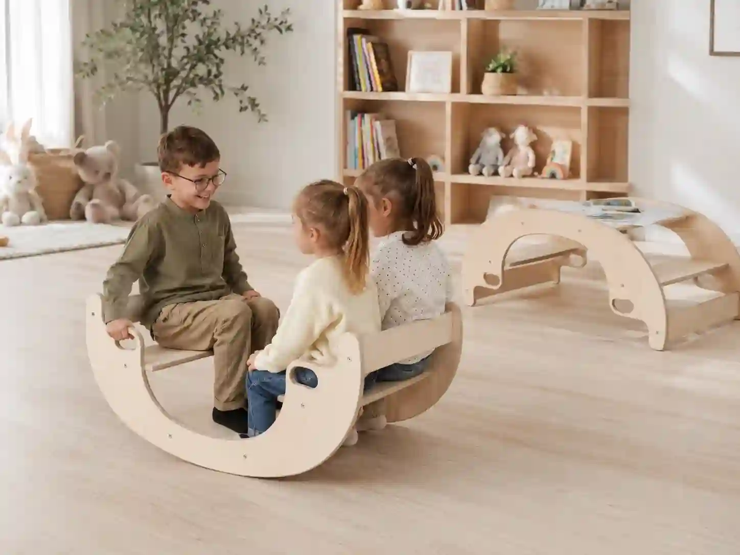 Convertible Early Years Rocking Bench & Activity Table