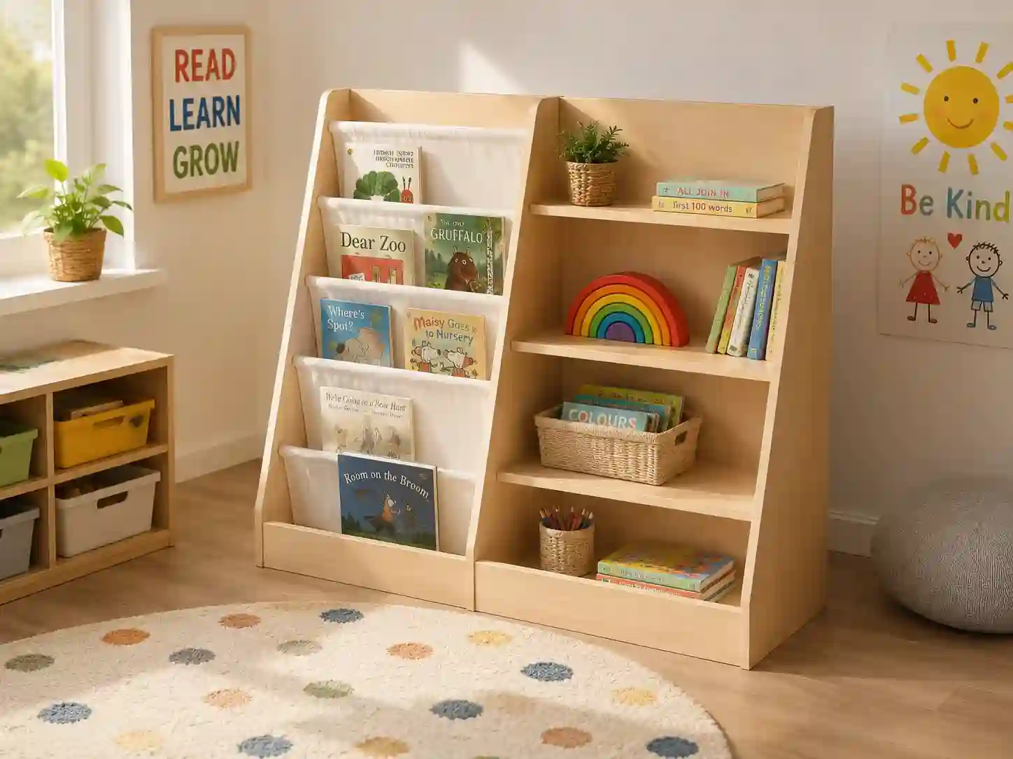 Early Years Combination Book Display & Open Storage Unit