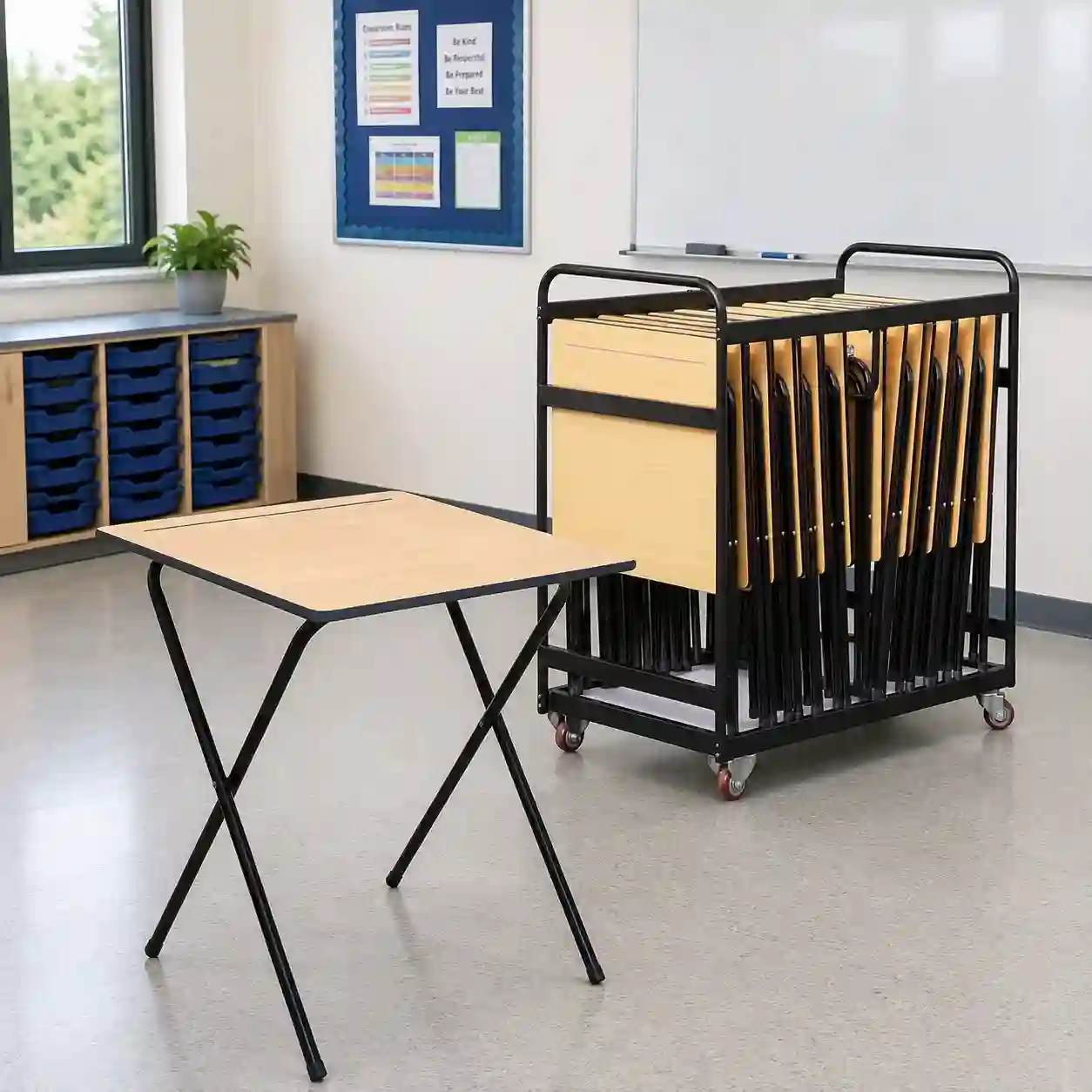 Examination Table Storage Trolley — school furniture manufactured by EduJaz