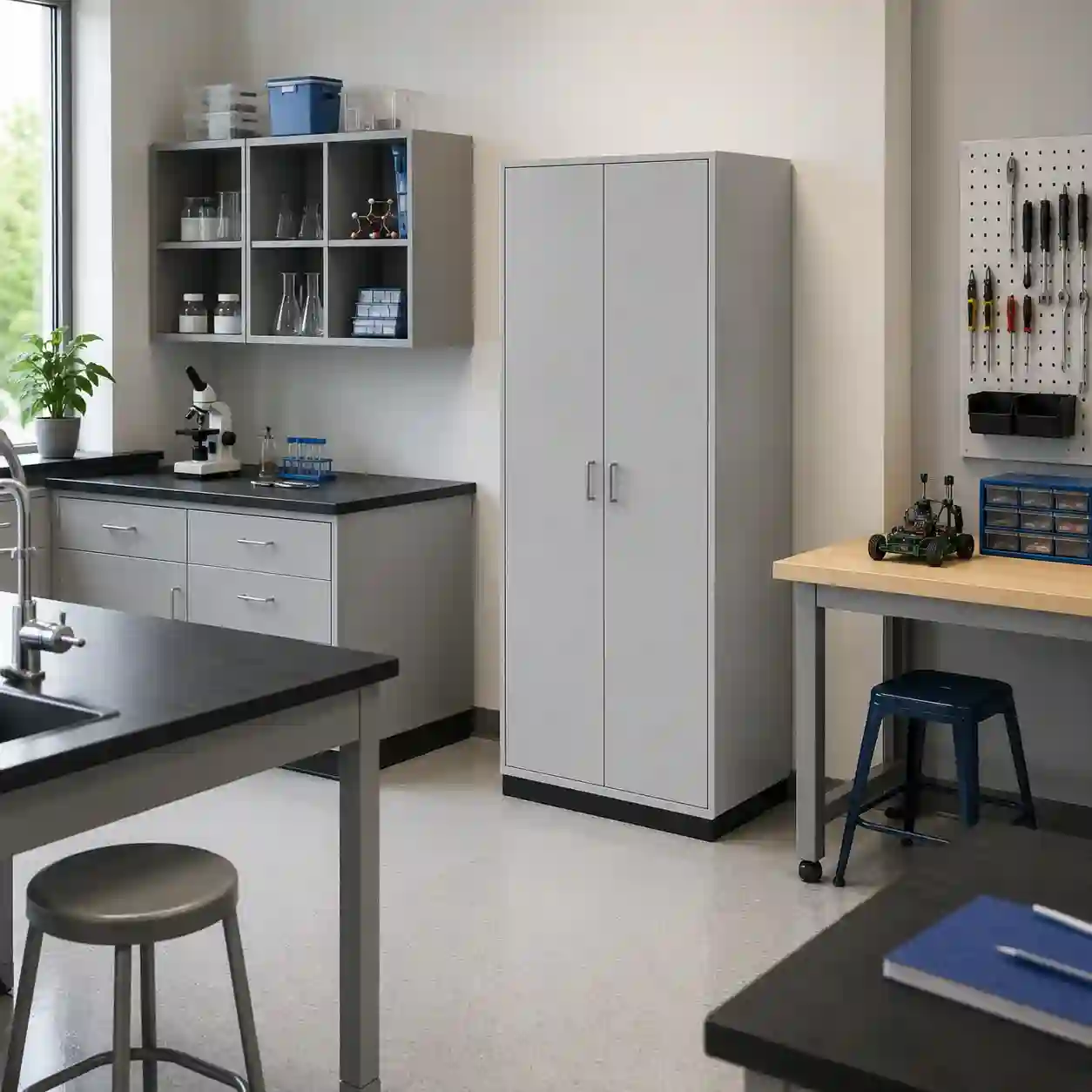 Tall Science & STEM Laboratory Storage Cabinet