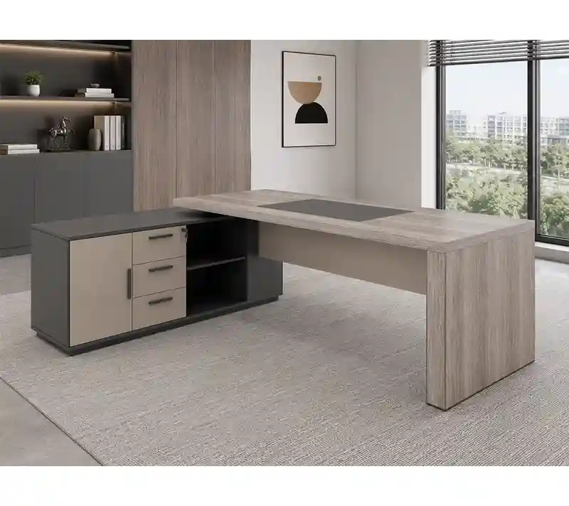 L-Shaped Executive Desk